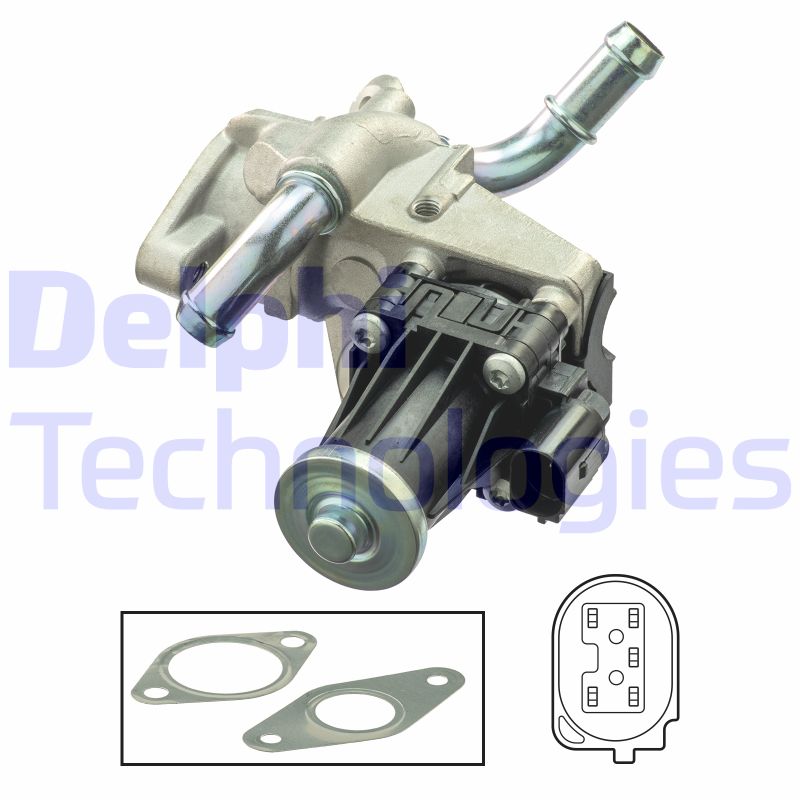 EGR-klep Delphi Diesel EG10551-12B1