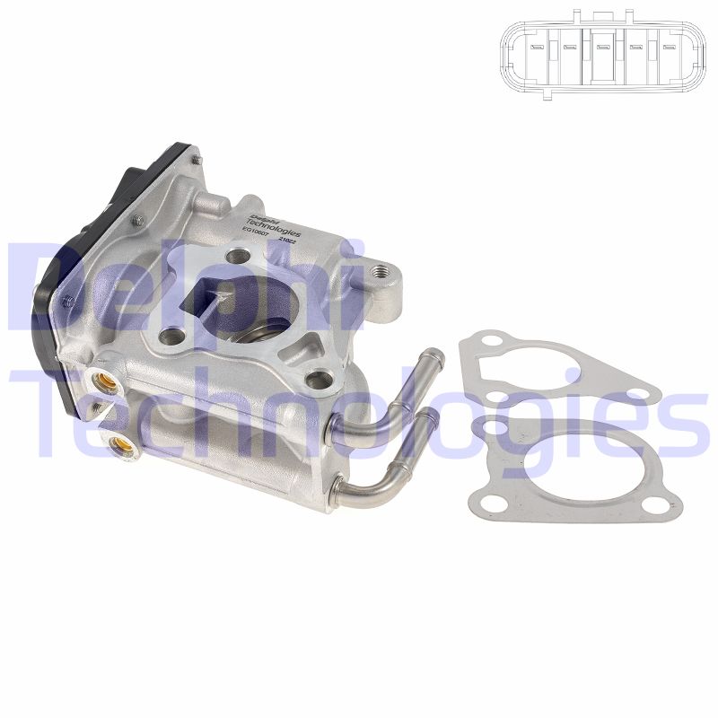 Delphi Diesel EGR-klep EG10607-12B1