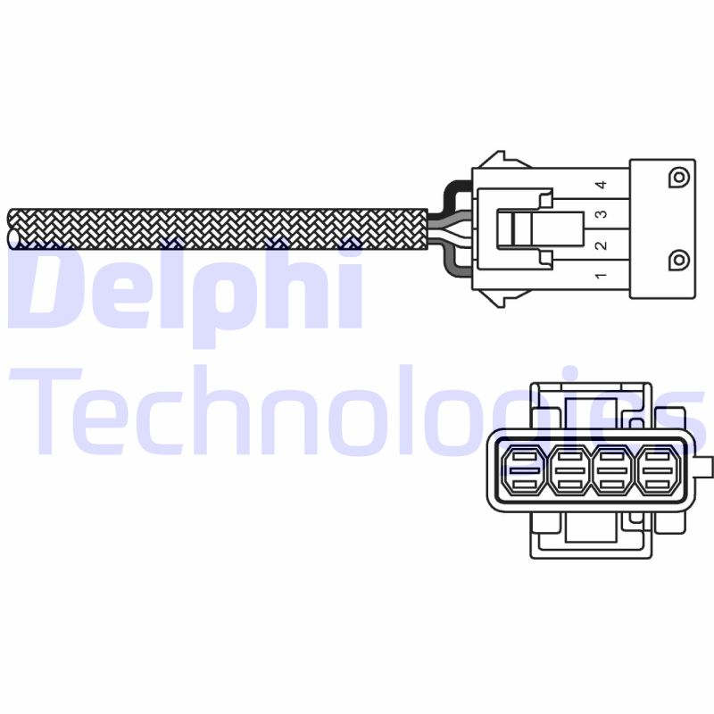 Lambda-sonde Delphi Diesel ES10795-12B1