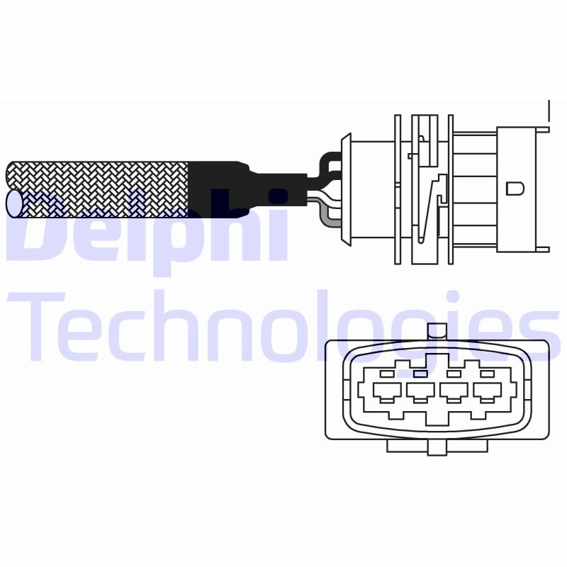 Lambda-sonde Delphi Diesel ES10982-12B1