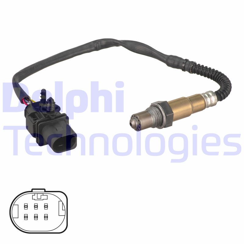 Lambda-sonde Delphi Diesel ES21115-12B1