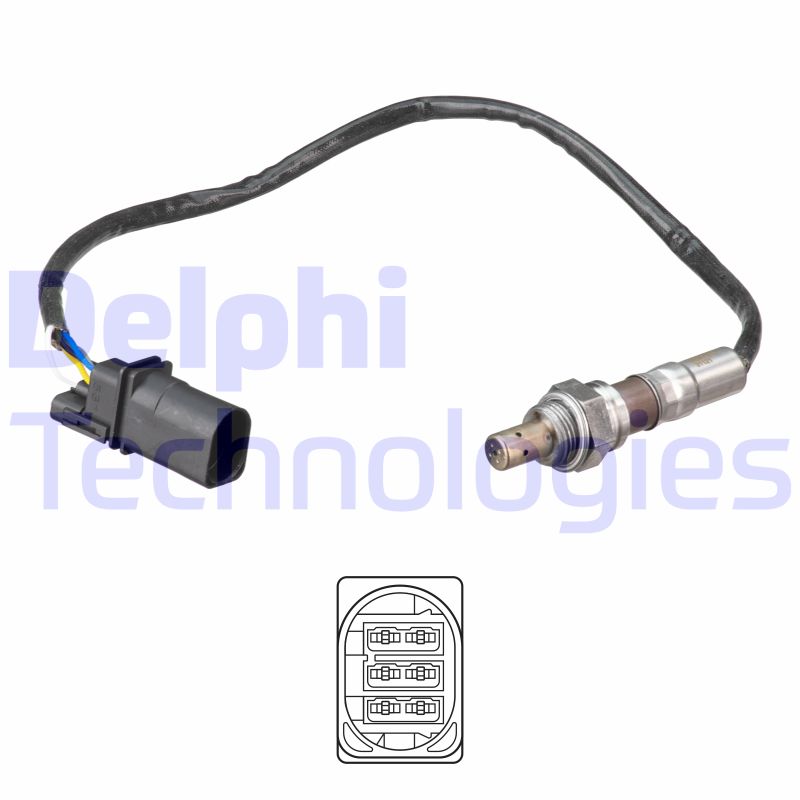 Lambda-sonde Delphi Diesel ES21149-12B1