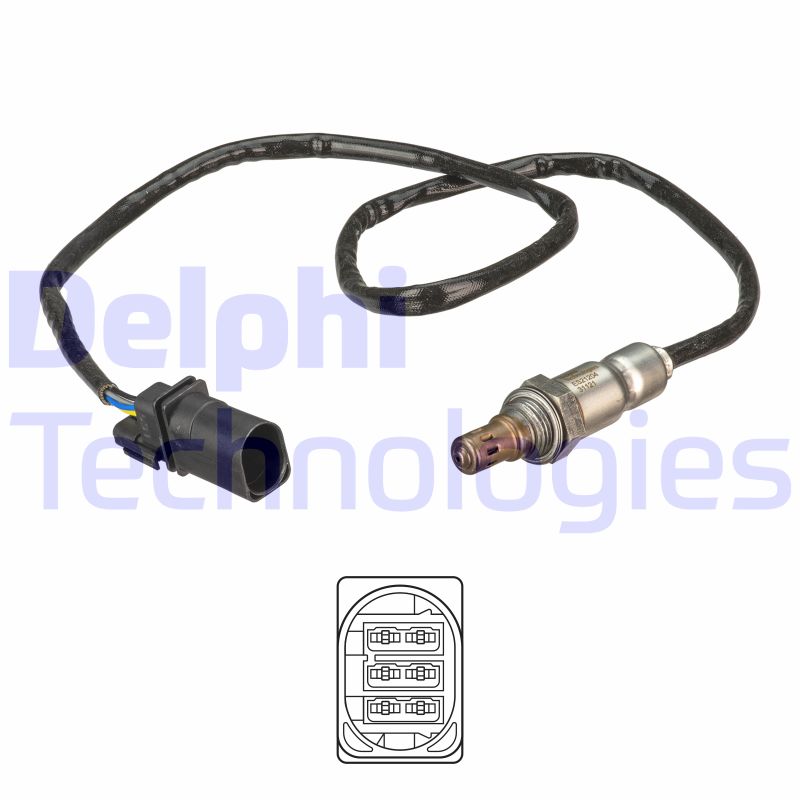 Lambda-sonde Delphi Diesel ES21204-12B1