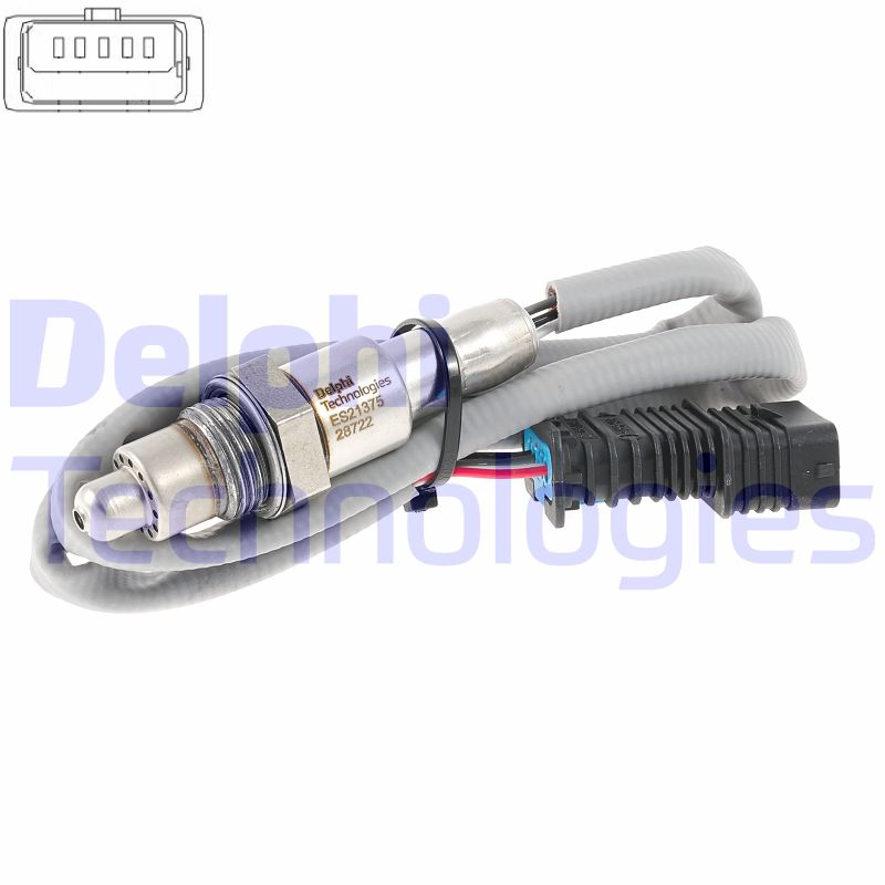 Lambda-sonde Delphi Diesel ES21375-12B1