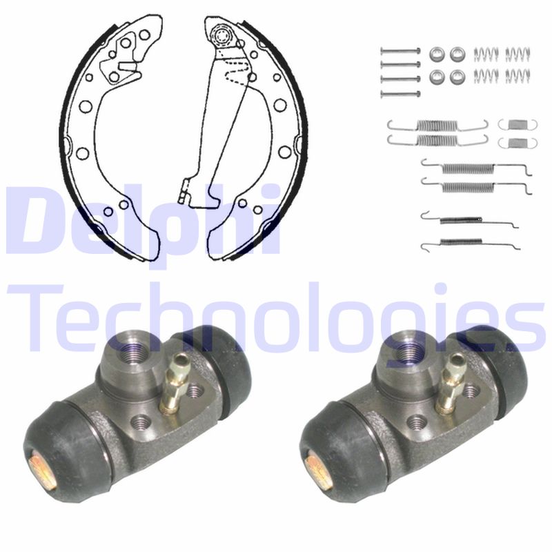 Remschoen set Delphi Diesel KP1063