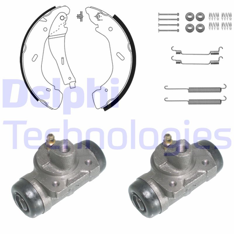 Remschoen set Delphi Diesel KP1082