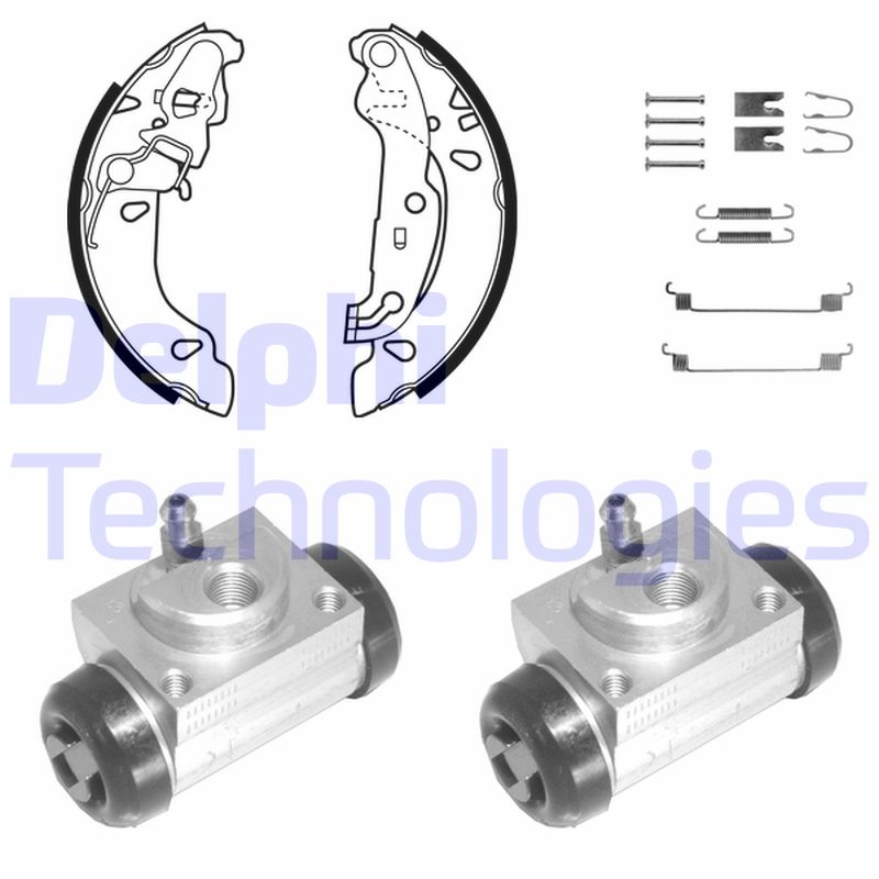 Remschoen set Delphi Diesel KP1095