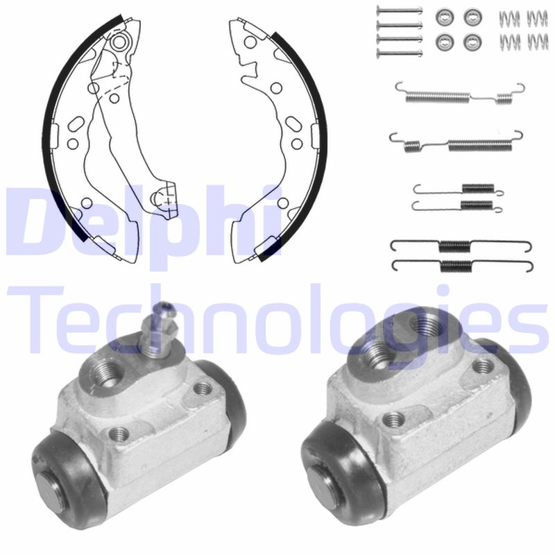 Remschoen set Delphi Diesel KP1105