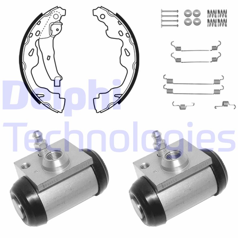 Remschoen set Delphi Diesel KP1114