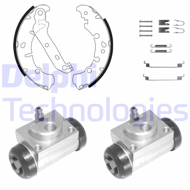 Remschoen set Delphi Diesel KP1118