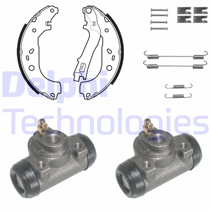 Remschoen set Delphi Diesel KP1122