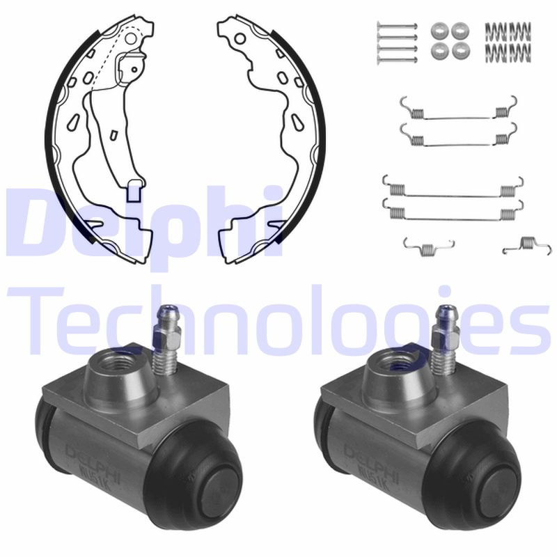 Remschoen set Delphi Diesel KP1142