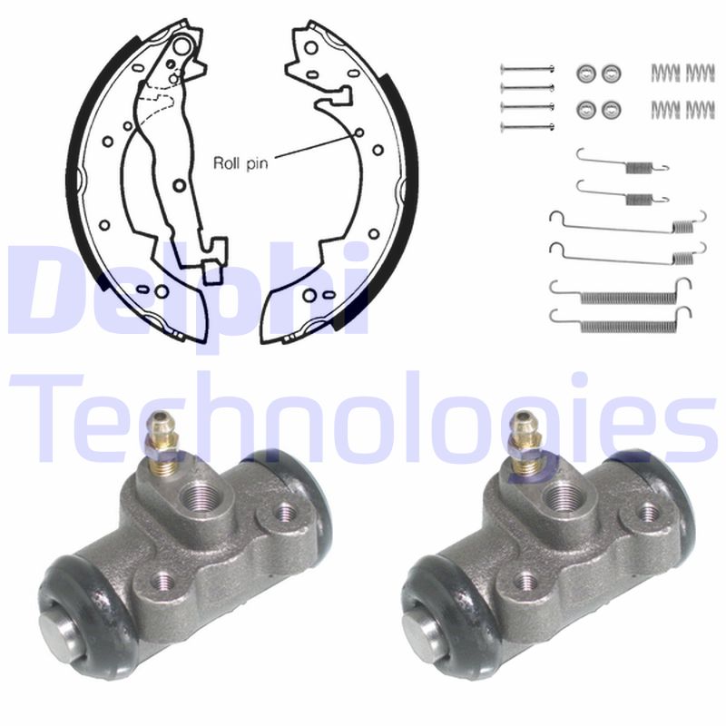 Remschoen set Delphi Diesel KP638