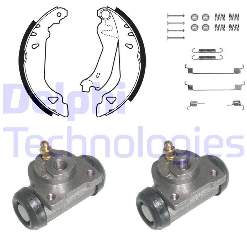 Remschoen set Delphi Diesel KP848