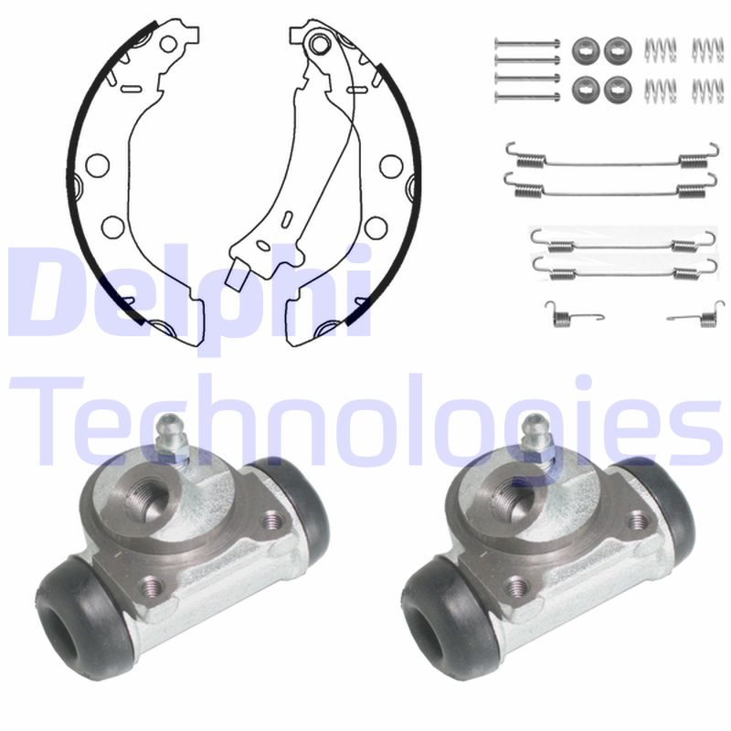 Remschoen set Delphi Diesel KP904