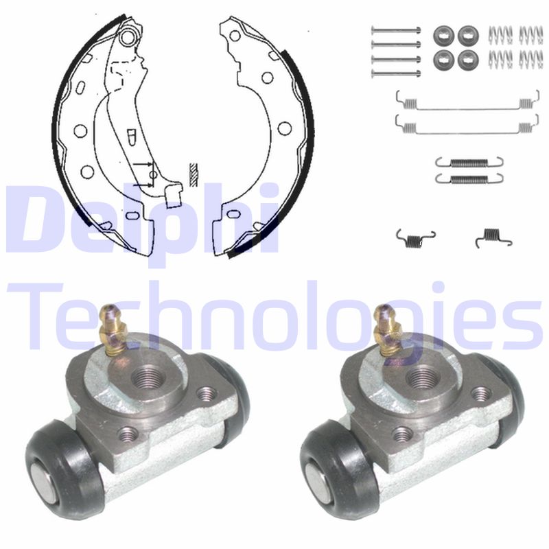 Remschoen set Delphi Diesel KP931