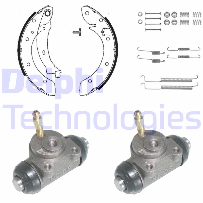 Remschoen set Delphi Diesel KP946