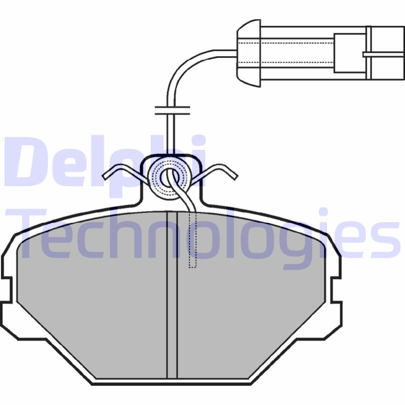 Remblokset Delphi Diesel LP1027