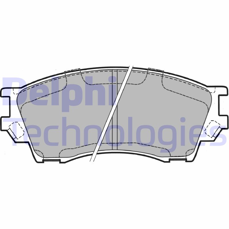 Remblokset Delphi Diesel LP1063