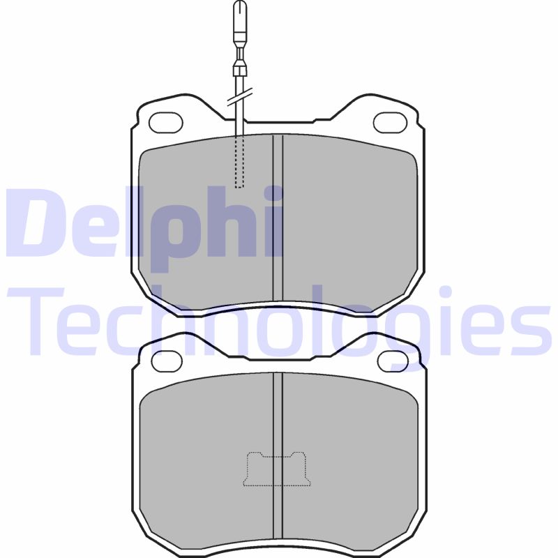 Remblokset Delphi Diesel LP108