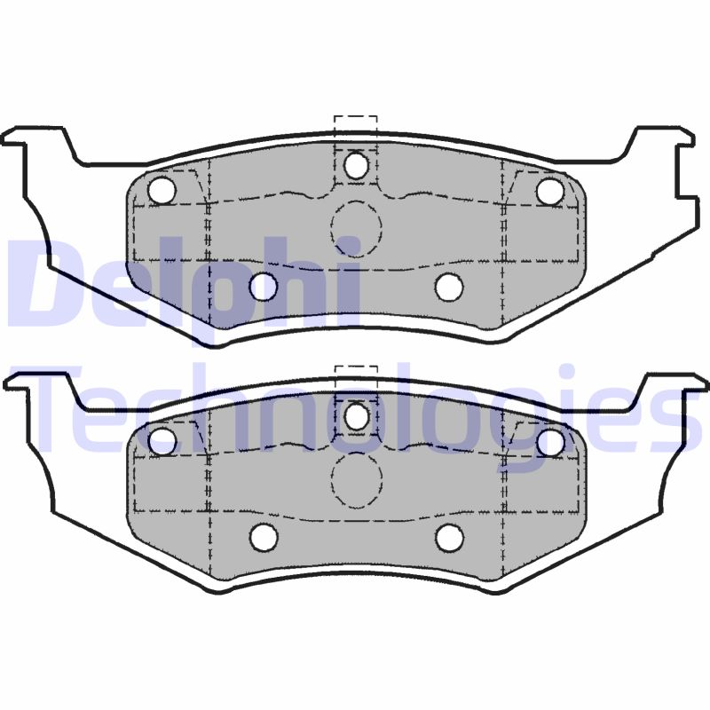 Remblokset Delphi Diesel LP1162