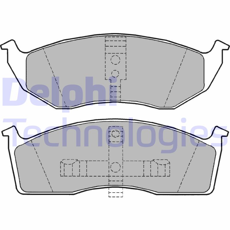 Remblokset Delphi Diesel LP1164