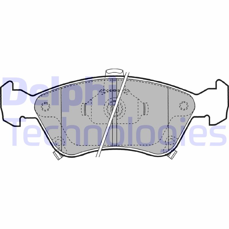 Remblokset Delphi Diesel LP1231