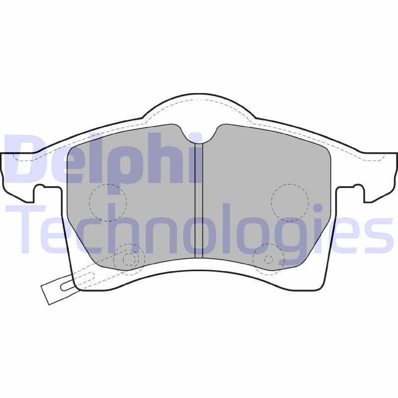 Delphi Diesel Remblokset LP1309