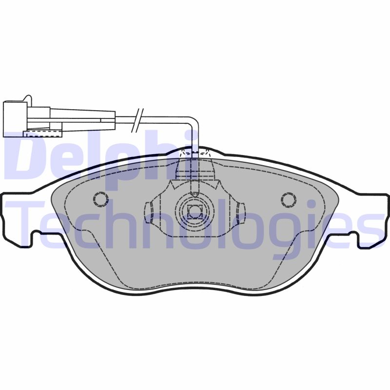 Remblokset Delphi Diesel LP1404