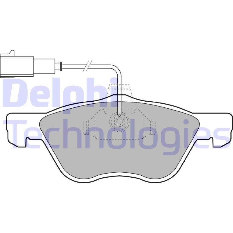 Remblokset Delphi Diesel LP1408