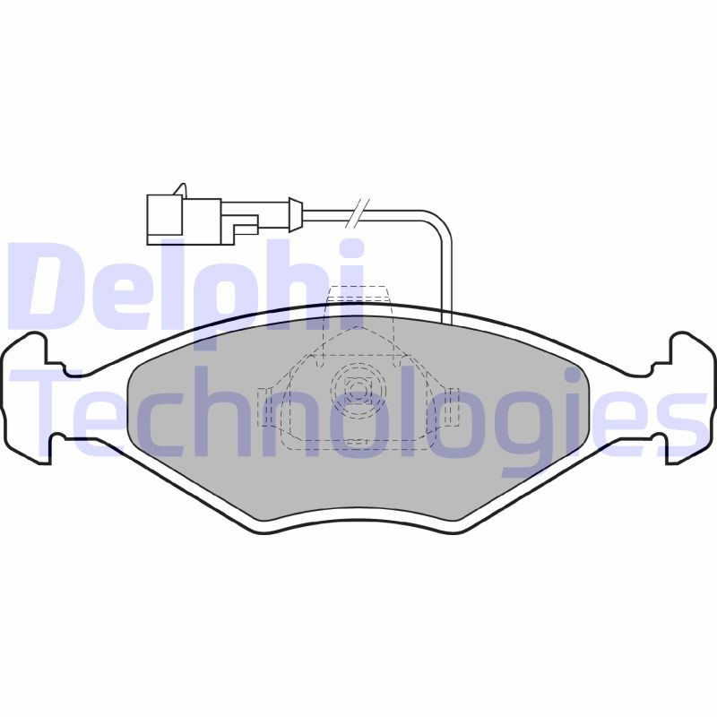 Remblokset Delphi Diesel LP1415