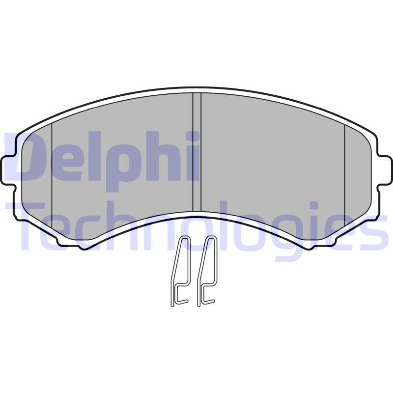 Remblokset Delphi Diesel LP1462