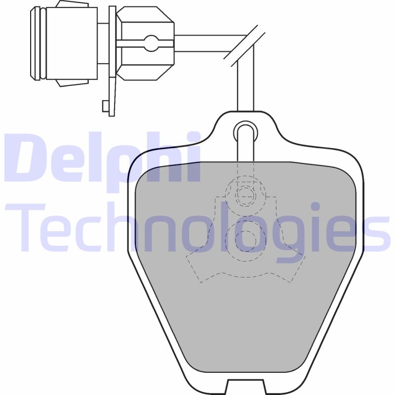 Remblokset Delphi Diesel LP1463