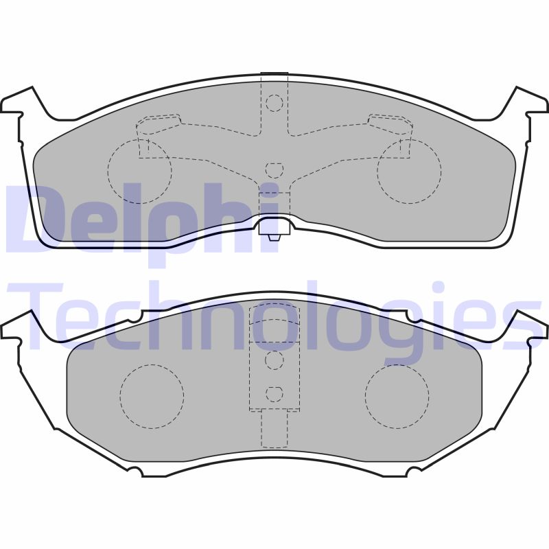 Remblokset Delphi Diesel LP1531