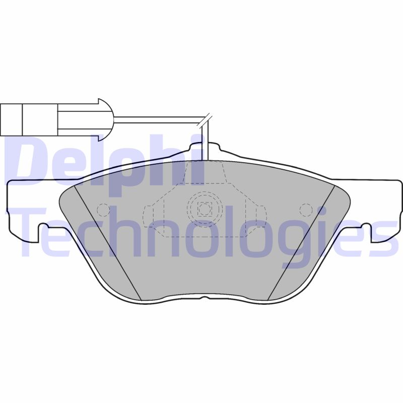 Remblokset Delphi Diesel LP1537