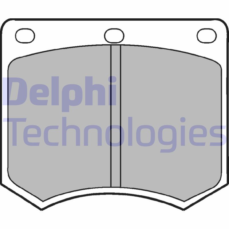 Remblokset Delphi Diesel LP154