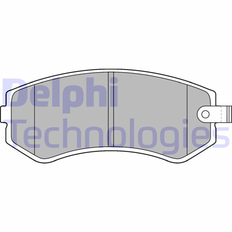 Remblokset Delphi Diesel LP1544