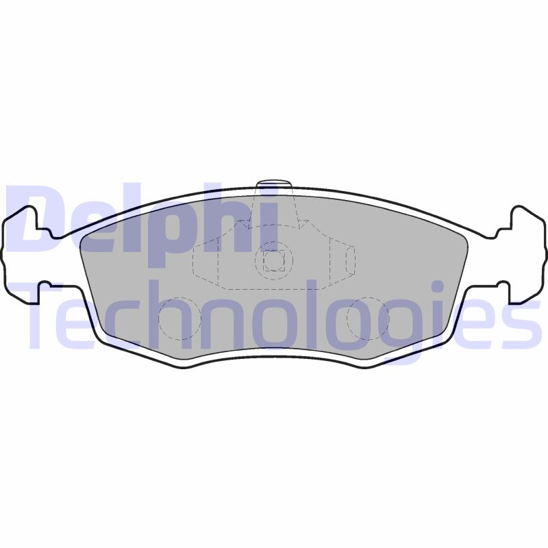 Remblokset Delphi Diesel LP1549