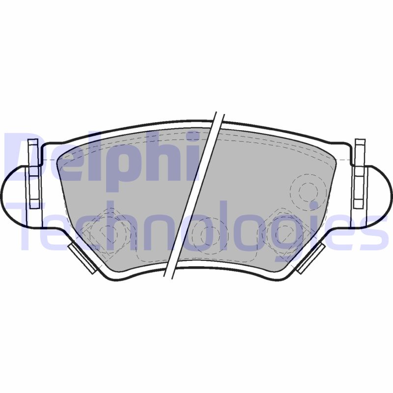 Remblokset Delphi Diesel LP1553