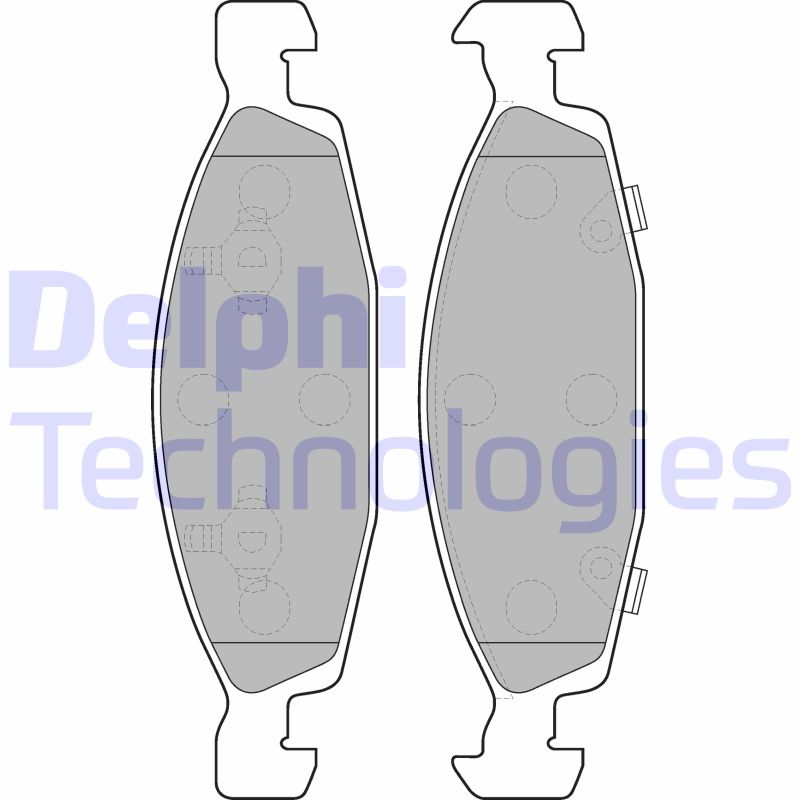 Remblokset Delphi Diesel LP1557