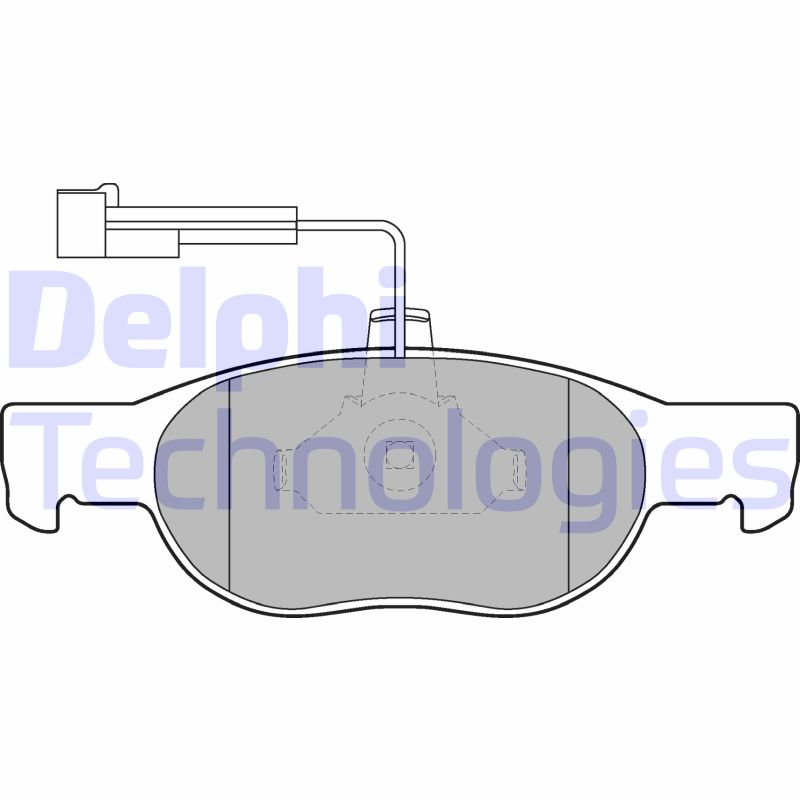 Remblokset Delphi Diesel LP1585