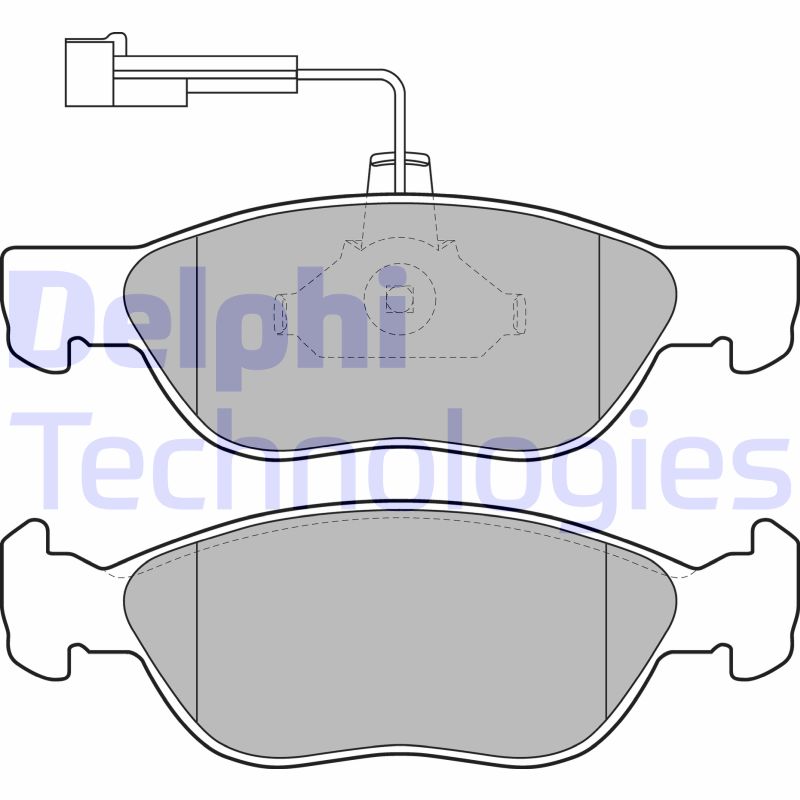 Remblokset Delphi Diesel LP1586