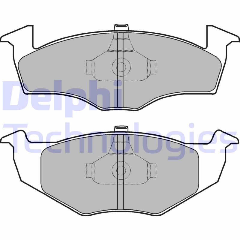 Remblokset Delphi Diesel LP1591