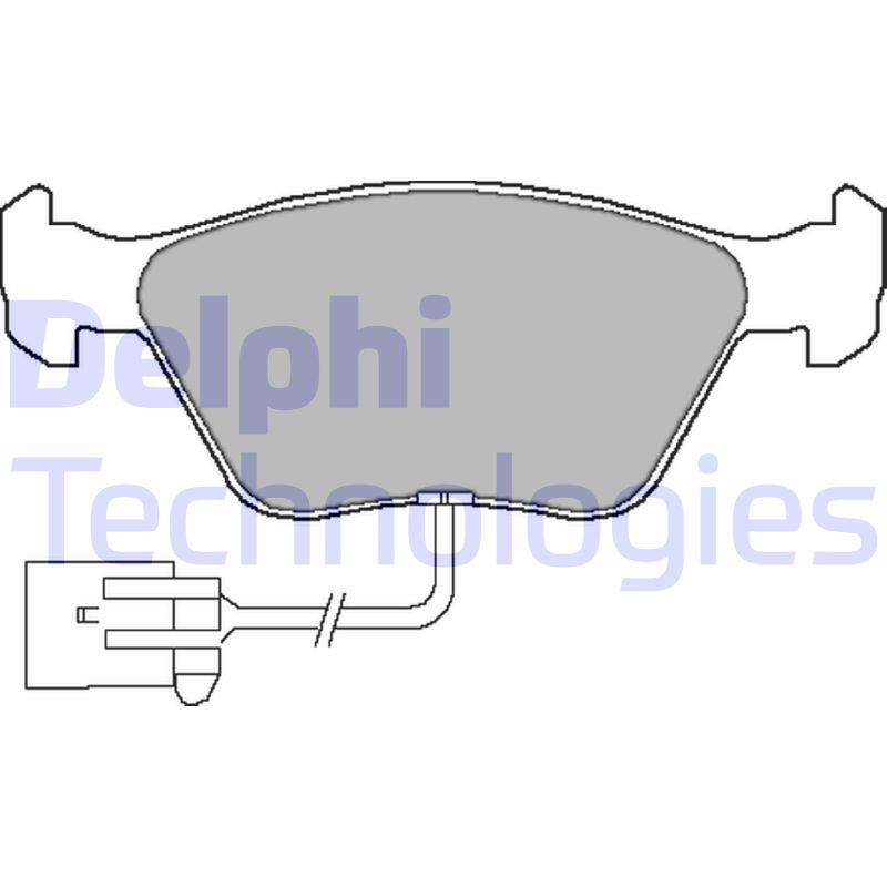 Remblokset Delphi Diesel LP1598