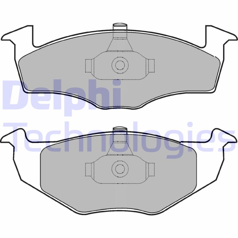 Remblokset Delphi Diesel LP1601