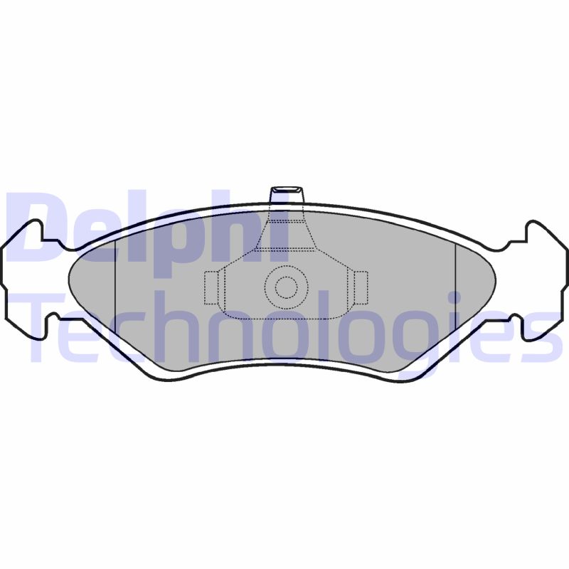 Remblokset Delphi Diesel LP1603