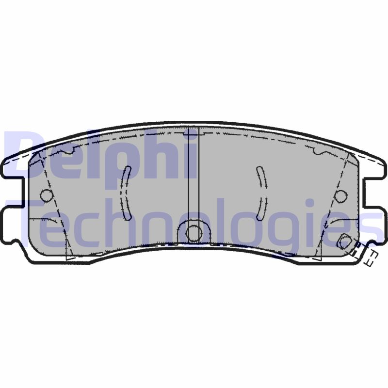 Remblokset Delphi Diesel LP1612