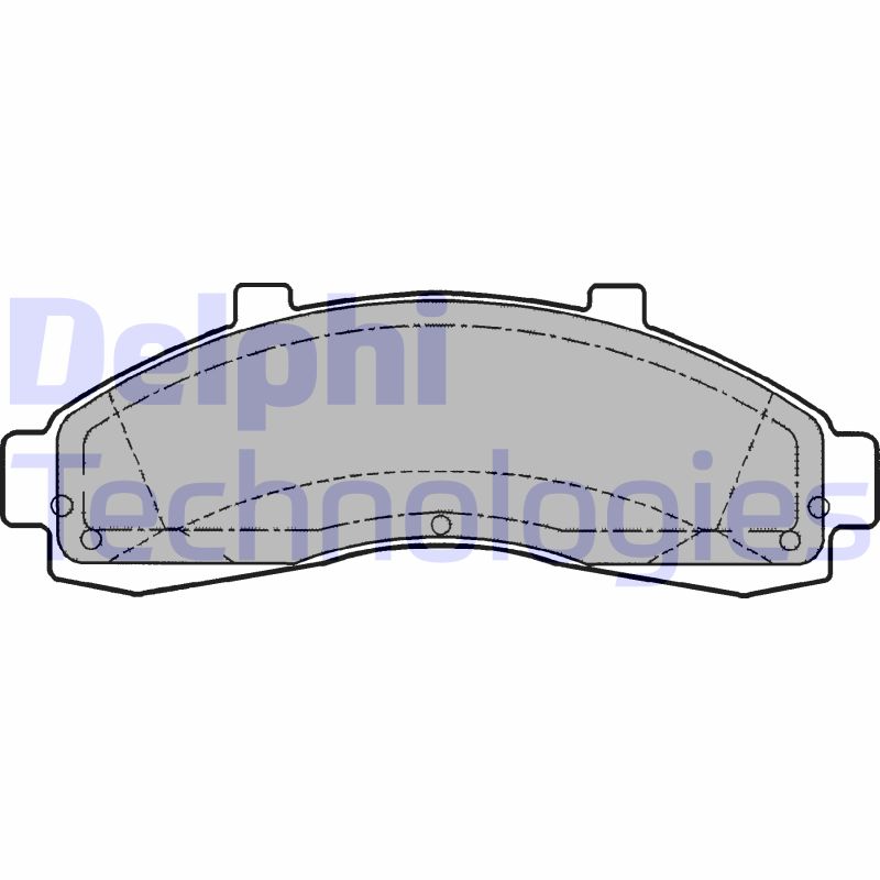 Remblokset Delphi Diesel LP1625