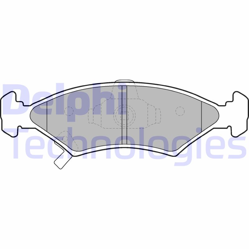 Remblokset Delphi Diesel LP1630