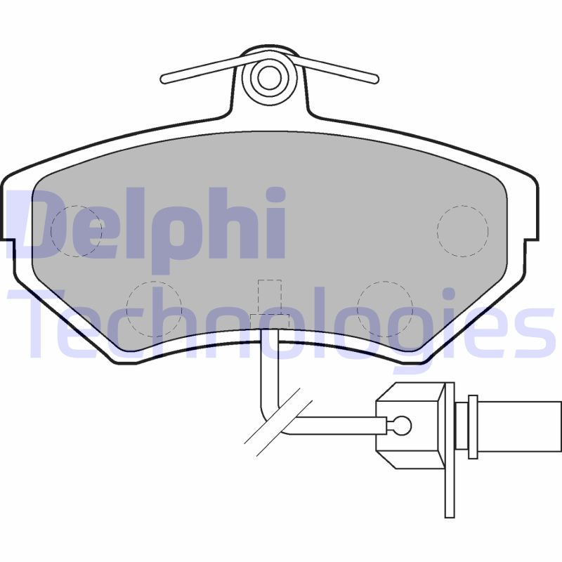 Remblokset Delphi Diesel LP1631